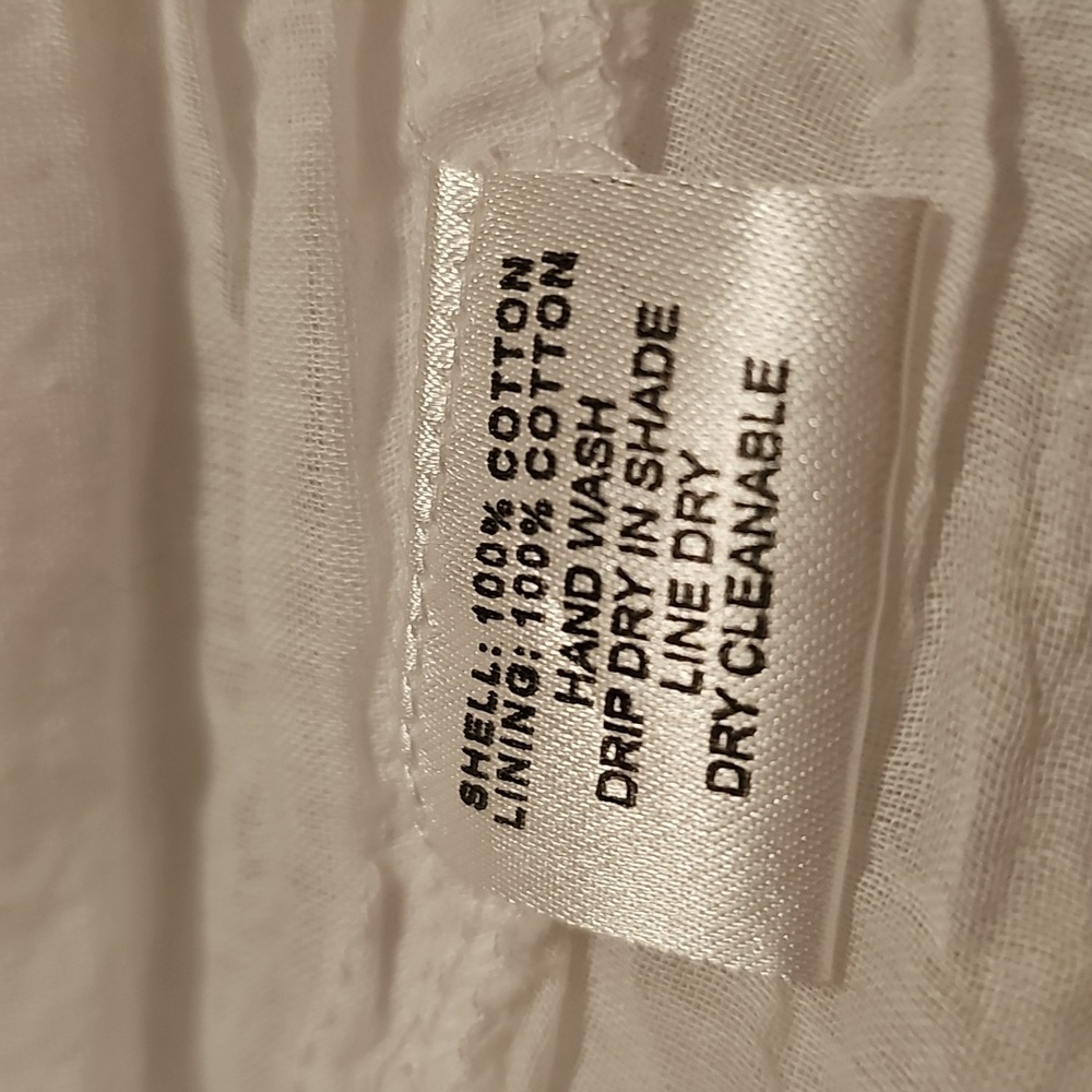 Ruby Yaya Cotton White Embroidered Eyelet Dress XL - Picture 3 of 5